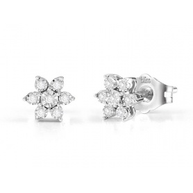 Bliss Elisir flowers earrings with diamonds - 20091456