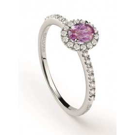 Salvini Dora ring with pink sapphire and diamonds - 20100622