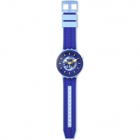 Swatch-Uhr Big Bold Bounce Blue – SB05N105