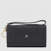 Piquadro Circle women's pochette wallet black - PD6175W92R/N