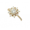 Giorgio Visconti Dajes ring with diamonds in pink gold AR17043G