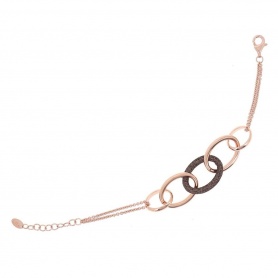 Pesavento Women's Bracelet Polvere di Sogni rosè oval links WPLVD157
