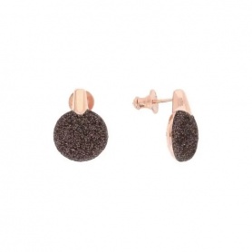 Pesavento Polvere di Sogni earrings with black button WPLVO2482