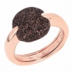 Pesavento women's ring Polvere di Sogni black WPLVA2194