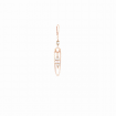 Maman et Sophie rose and mother-of-pearl pendant earring ORDEC10P