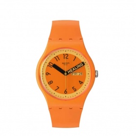 Gent Proudly Orange Swatch Watch - SO29O700