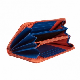 Zipper women's wallet orange - PD3229OK/AR