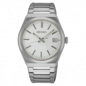 Seiko Classic Quartz Men's Watch Silver SUR553P1
