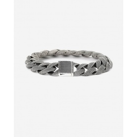 Nove25 Dotted bracelet unisex burnished curb N25BRA00057