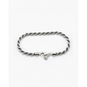 Nove25 rope bracelet in silver - N25BRA00019