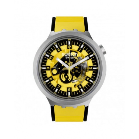 Swatch-Uhr Big Bold Irony Bolden Gelb – SB07S109