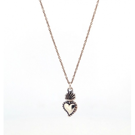 Nove25 small Ex Voto heart pendant necklace N25COL00100
