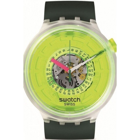Swatch-Uhr Blinded By Neon Big Bold – SB05K400