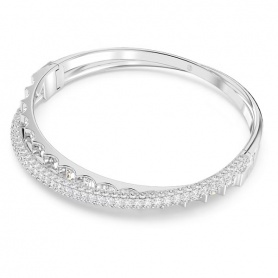 Swarovski Rota white rigid bracelet M - 5650354
