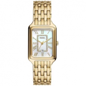 Fossil Raquel watch in golden steel and Mother of Pearl ES5304