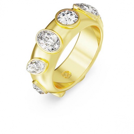 Swarovski Dextera ring in gold and white crystals 5665485