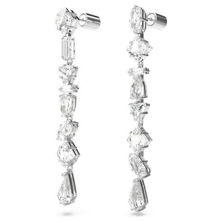 White Swarovski Mesmera long drop earrings 5661687