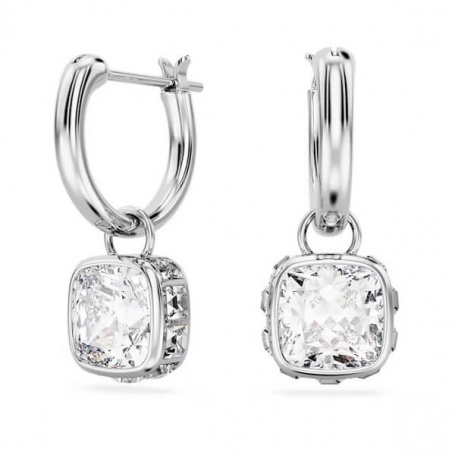 Swarovski Stilla square earrings with pendant crystal 5662919