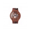 Orologio Swatch Camoflower Cotton Big Bold marrone SB05C100