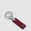 Piquadro key ring in Blue Square red leather - PC3755B2/R