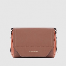 Brown Piquadro Circle leather shoulder bag - CA6215W92/MAR