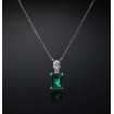 Chiara Ferragni Emerald green pendant necklace J19AWJ03