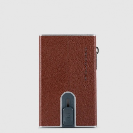 Compact wallet Piquadro Black Square cuoio - PP5585B3R/CU