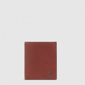 Piquadro Black Square vertical wallet in leather - PU5963B3R/CU