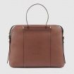 Brown Piquadro Circle leather briefcase - CA4577W92/MAR