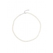 Elastische Mimì-Halskette mit weißen Perlen – C0M028A1