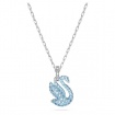 Swarovski Iconic Swan necklace with blue swan - 5680422