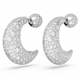 Swarovski Luna earrings with crystals - 5666179