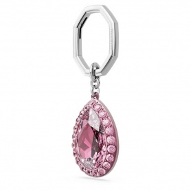 Swarovski key ring with pink crystal - 5666646