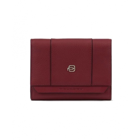 Piquadro Circle red women's wallet in leather PD5216W92R/R6