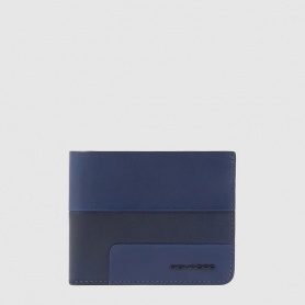 Piquadro Aye blue leather wallet - PU4188W119R/BLU