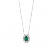 Collana Bliss Regal con Smeraldo naturale e Diamanti 20102583
