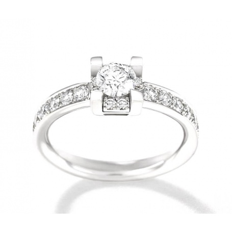 Giorgio Visconti IoLuce Solitaire Ring with diamonds 0.52ct - AB16968E