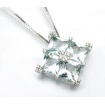 Salvini Quarter necklace with aquamarine and diamonds 20007771
