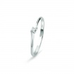 Bliss Desirè ring in white gold and diamond 0.02 ct - 20101302