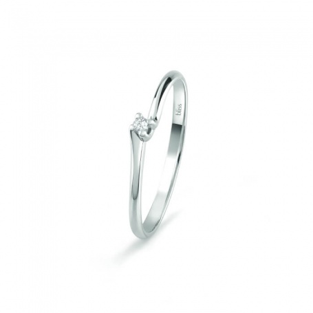 Bliss Desirè ring in white gold and diamond 0.04 ct - 20101303