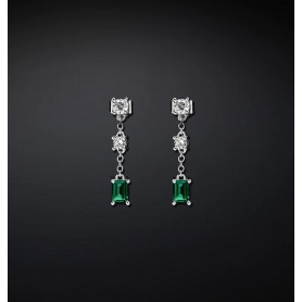 Chiara Ferragni Emerald green pendant earrings J19AWJ18