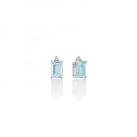 Miluna earrings with aquamarine and diamonds ERD2679