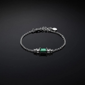 Chiara Ferragni Emerald green stone bracelet J19AWJ20
