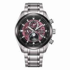 Citizen Tsuku-Yomi Moonphase red watch - BY1018-80X