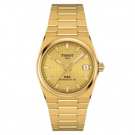 Tissot PRX Powermatic80 35mm Gold Watch T1372073302100
