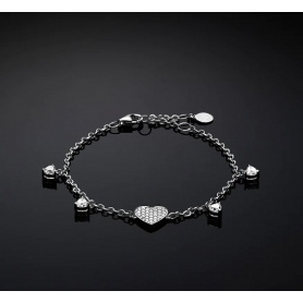 Chiara Ferragni Silver heart bracelet in silver - J19AXD02