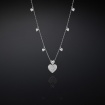 Chiara Ferragni Silver heart necklace in silver - J19AXD01