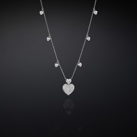 Chiara Ferragni Silberne Herzkette aus Silber – J19AXD01