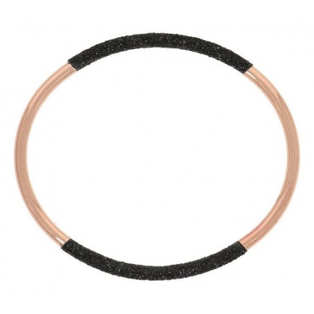 Schwarzes elastisches Pesavento-Armband von Polvere di Sogni WPLVB1194