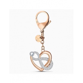 Swarovski Infinity bag accessory with heart and infinity 5530885